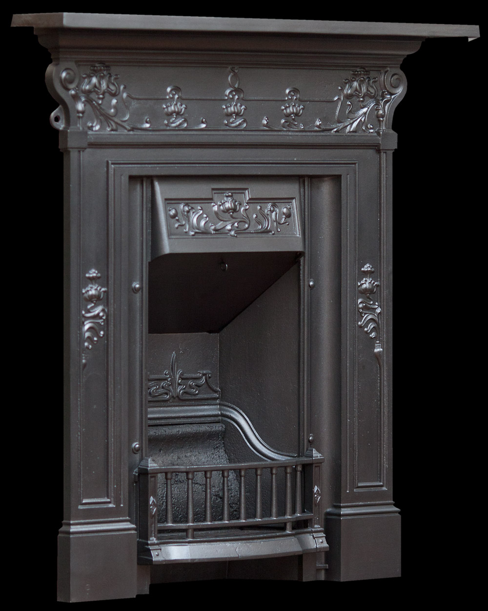 Art Nouveau Cast Iron Fireplace Reclaimed Fires